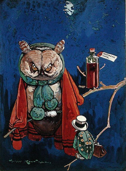 Hammassärky (vartalon väri paperilla) tekijältä Harry Rountree