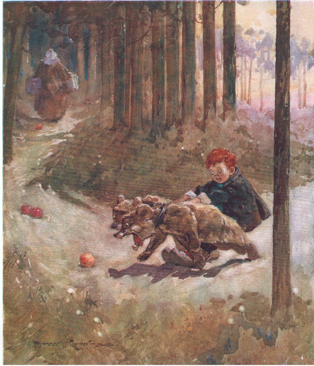 Hankala joukkue (väri litho) tekijältä Harry Rountree