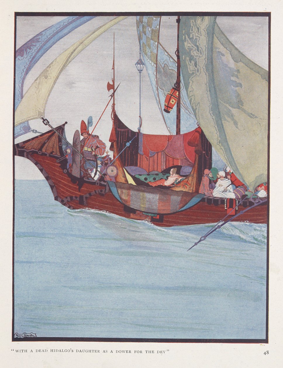 Balladi kapteeneista. "Kuolleen Hidalgon tyttären kanssa   dey-kaveriksi" tekijältä Harry Clarke