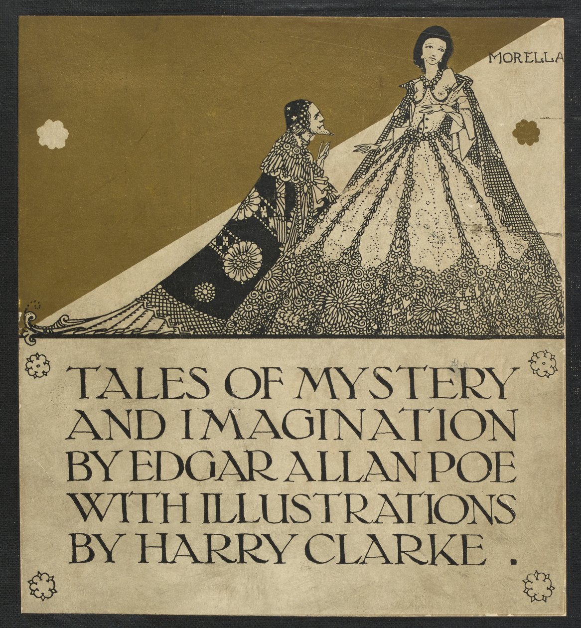 Kuvitettu etukansi. tekijältä Harry Clarke
