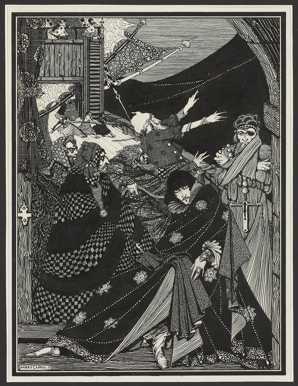 Pullosta löytynyt viesti, 1918 tekijältä Harry Clarke