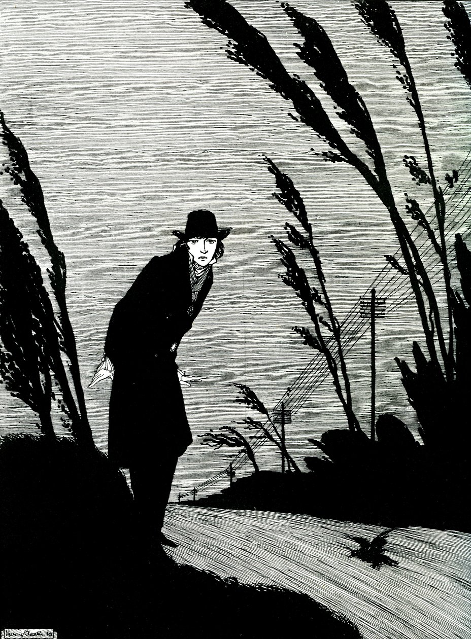 Kaiken keskellä oli kylmän valkoiset kasvot tekijältä Harry Clarke