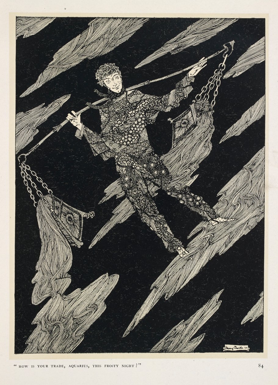 Star-Talk. "Kuinka kaupallasi, Vesimies, tämä pakkasyö?" tekijältä Harry Clarke