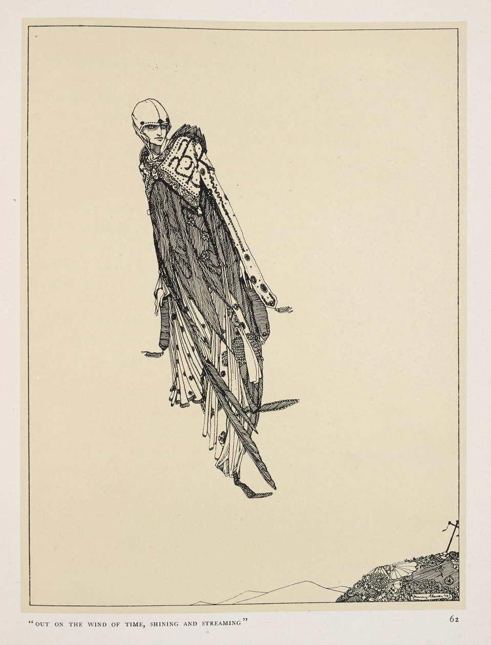 Suuri rakastaja. "Ajan tuulessa,   loistaa ja suoratoistaa" tekijältä Harry Clarke