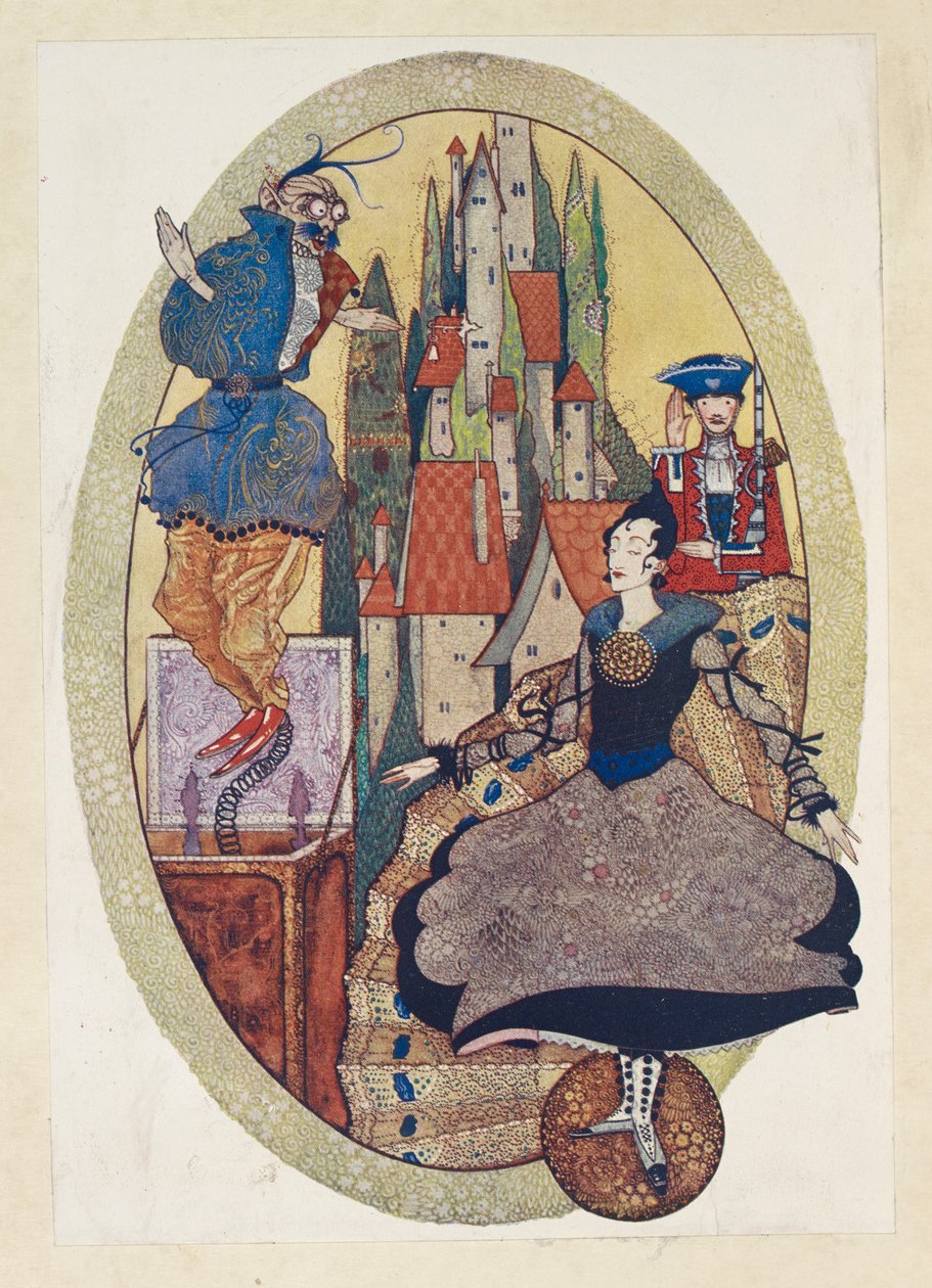 Hardy Tin Soldier."Tinasotilas!" sanoi Goblin: "Älä tuijota asioita, jotka eivät koske sinua". tekijältä Harry Clarke
