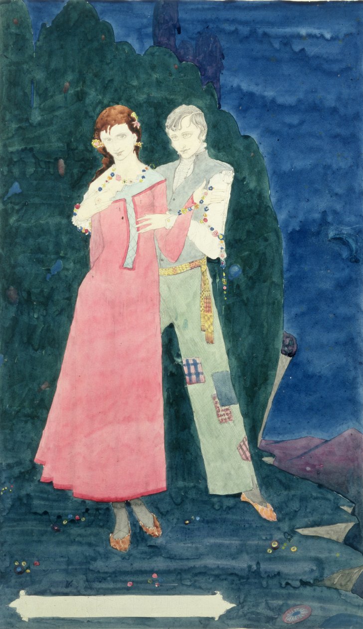 Huonekalut ja erilaiset esineet 1100- ja 1300-luvuilta tekijältä Harry Clarke