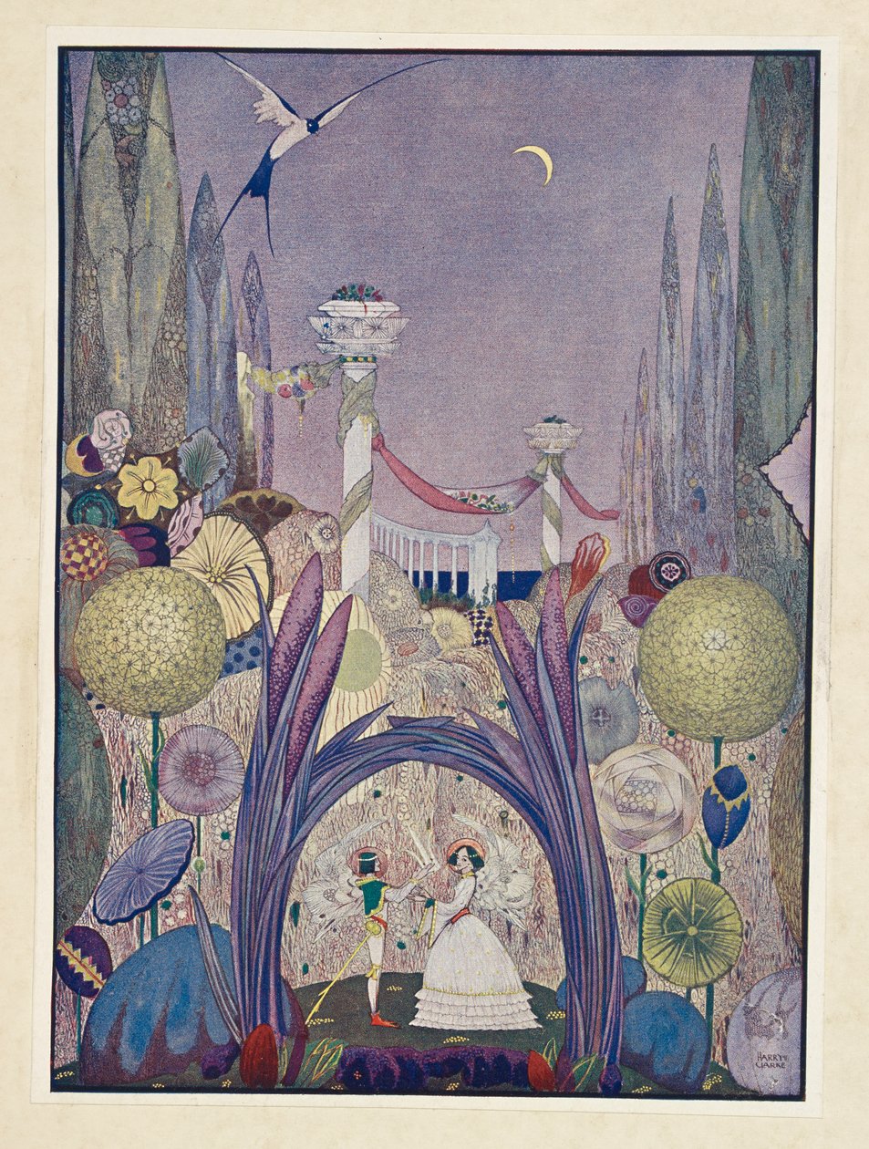 Peukalo Hänen pitäisi olla kaikkien kukkien kuningatar. tekijältä Harry Clarke