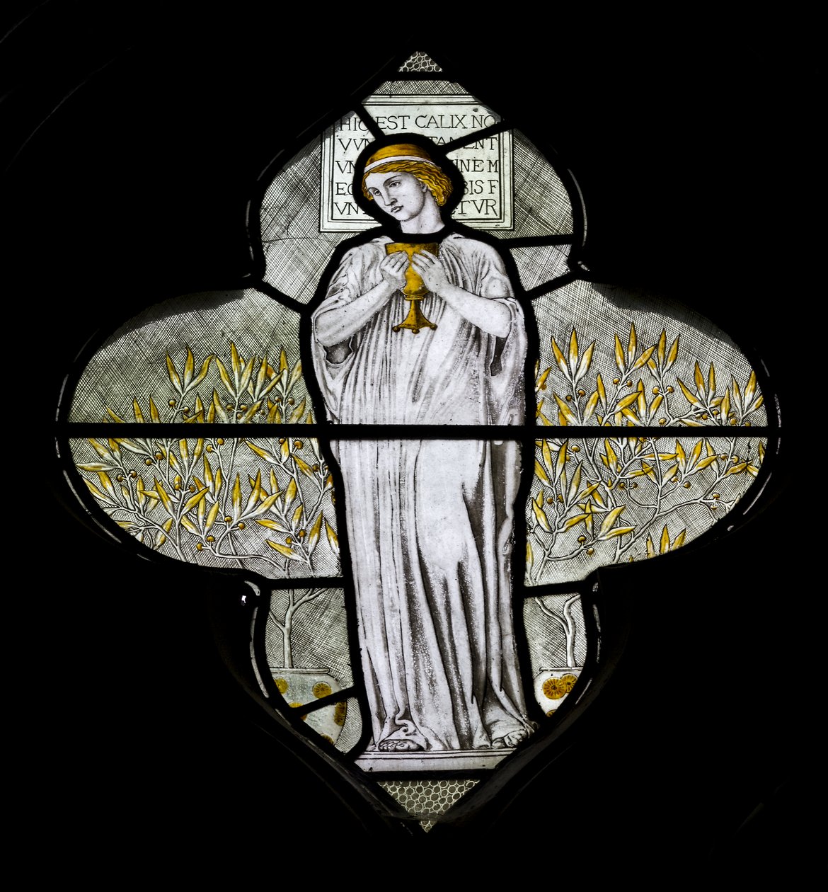 Minley, St Andrew, James Powell & Sons, Harry Ellis Wooldridge, Charity, 1870 tekijältä Harry Ellis Wooldridge