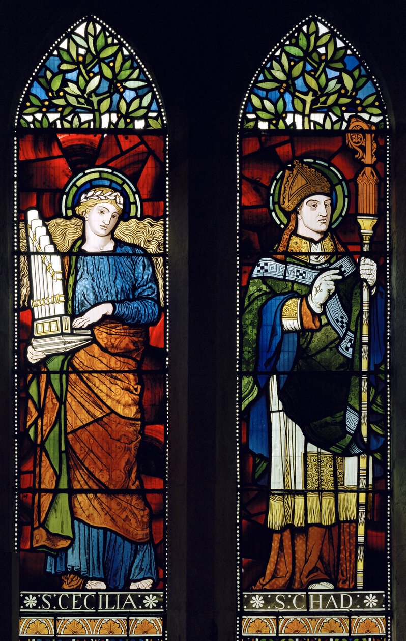 Thursford, St Andrew, James Powell & Sons, Harry Wooldridge, St Cecilia & St Chad, 1873 tekijältä Harry Ellis Wooldridge