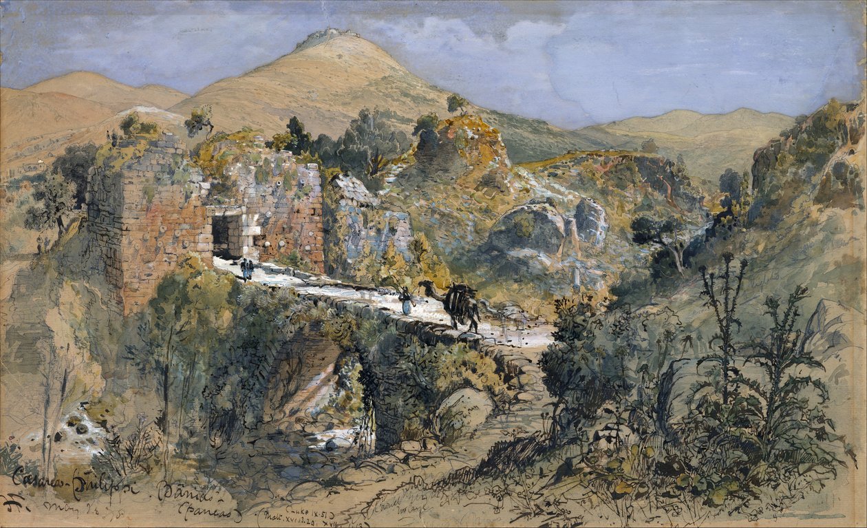 Caesarea Philippi Banias. tekijältä Harry Fenn