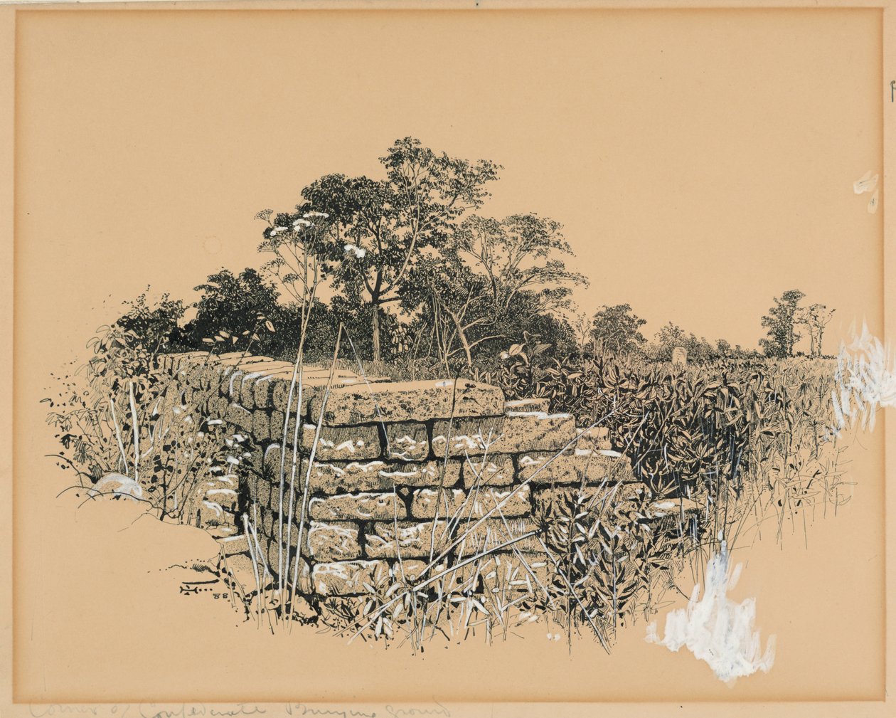 Corner Confederate Burying Ground tekijältä Harry Fenn