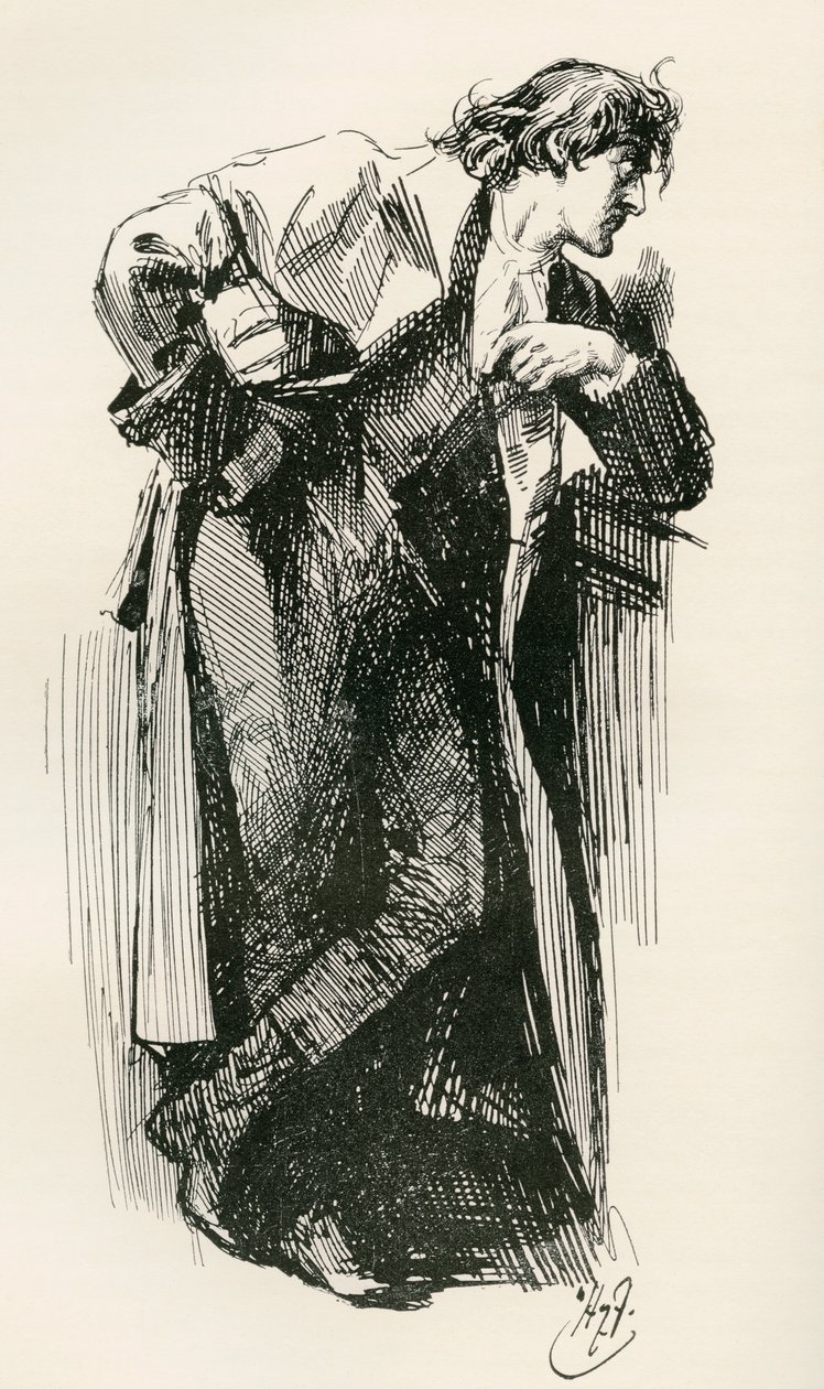 Kuvitus Charles Dickensin romaaniin Tarina kahdesta kaupungista tekijältä Harry Furniss