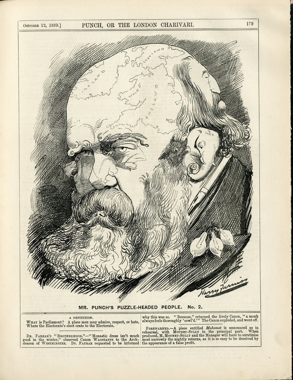 Kuva Harry Furnissista (1854-1925) Punchissa tekijältä Harry Furniss