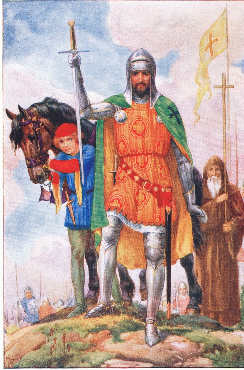 Alicantaran suurmestari ja erakko (Alcantaran suurmestarista), kuvitus teoksesta 