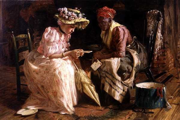 Kirje (öljy kankaalle) tekijältä Harry Herman Roseland