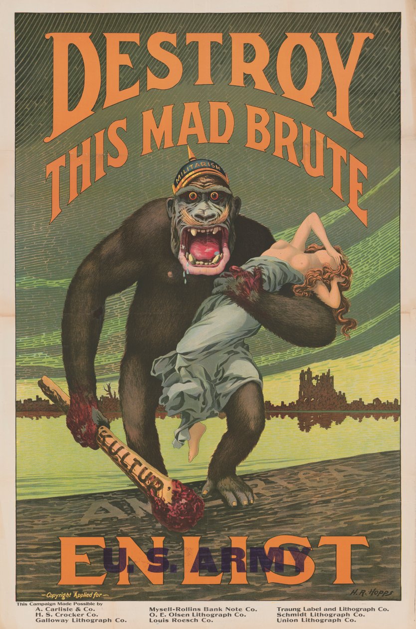 Tuhoa tämä Mad Brute Enlist - Yhdysvaltain armeija tekijältä Harry R. Hopps