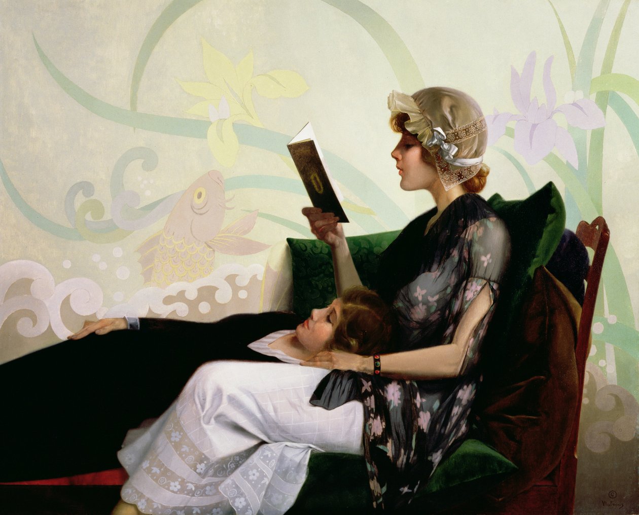 Vain pari tyttöä, 1915 tekijältä Harry Wilson Watrous