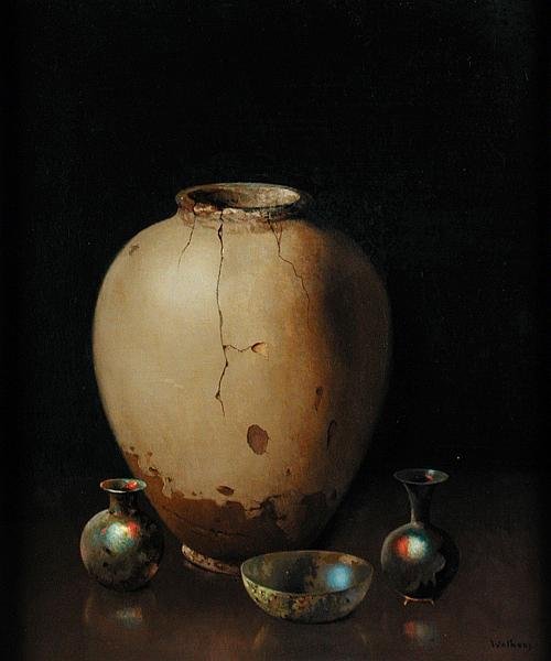Ang Jar (langis sa canvas)finn tekijältä Harry Wilson Watrous