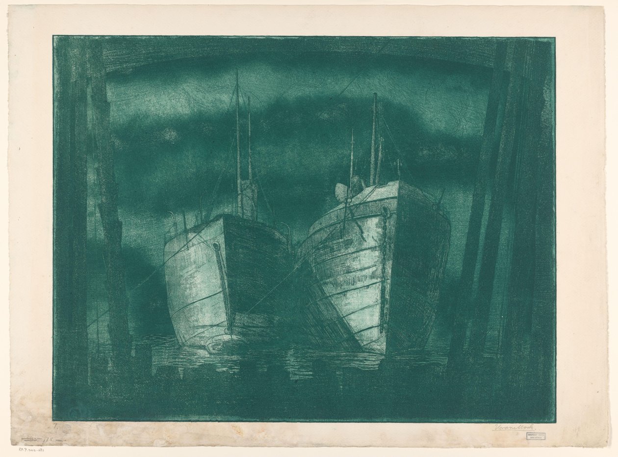 Kaksi haukkua tekijältä Harry van Mook (signed by artist)