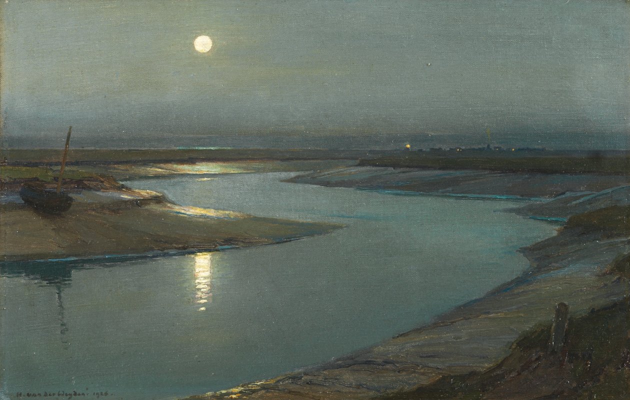 Coastwise Lights, n. 1923 (öljy kankaalle) tekijältä Harry van der Weyden