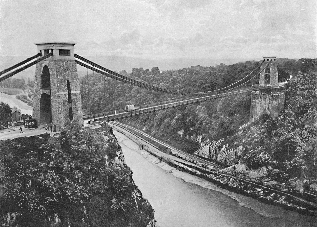 Clifton Suspension Bridge, c1896 tekijältä Harvey Barton