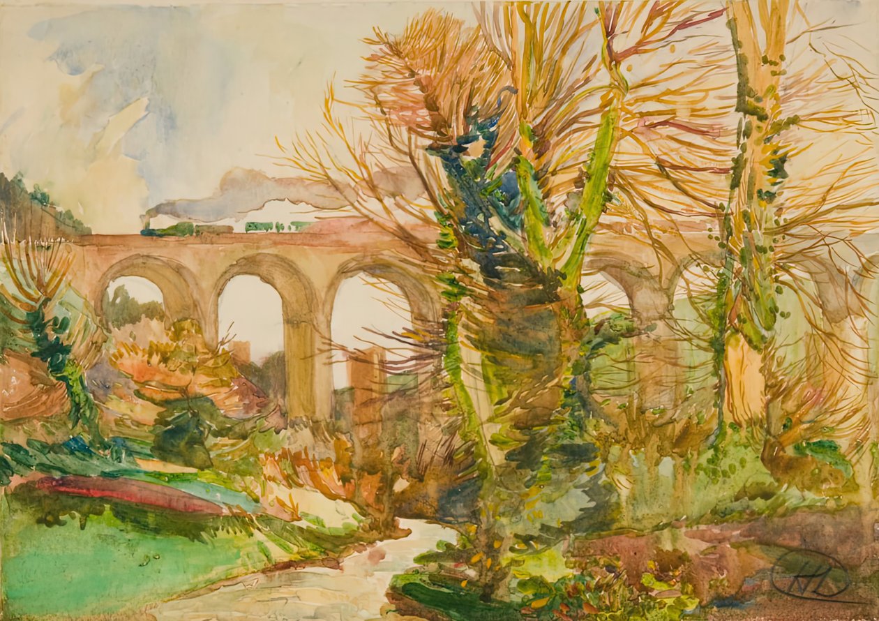 Railroad Bridge, St. Austell, Englanti, 1905. tekijältä Hayley Lever