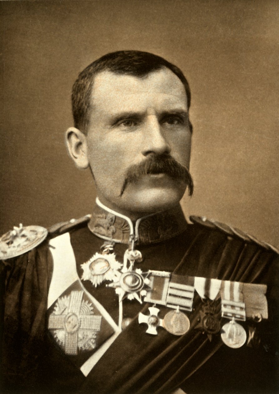 "Kenraalimajuri Hector A. Macdonald, C.B.", 1900. tekijältä Heath