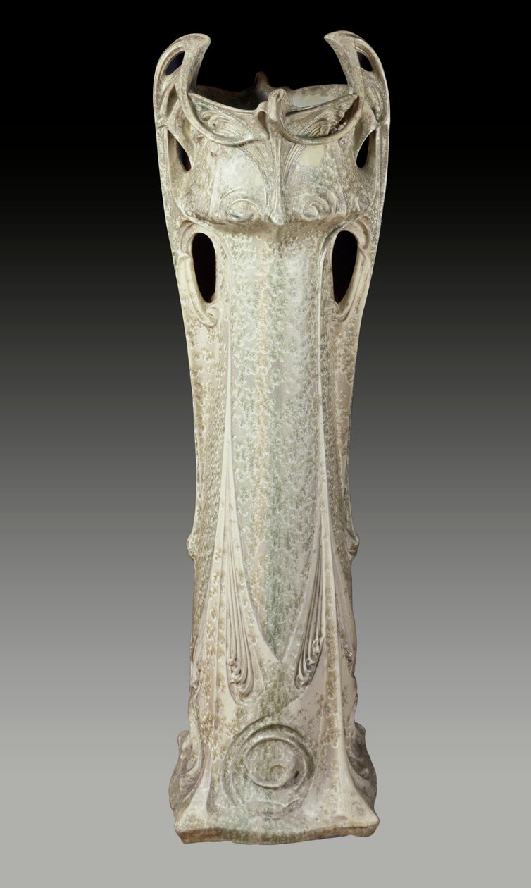 Art Nouveau: Jardiniere noin 1902-1903, valmistaja Hector Guimard (1867-1942), 1900-luku. Sevres, Kansallinen keramiikkamuseo. tekijältä Hector Guimard