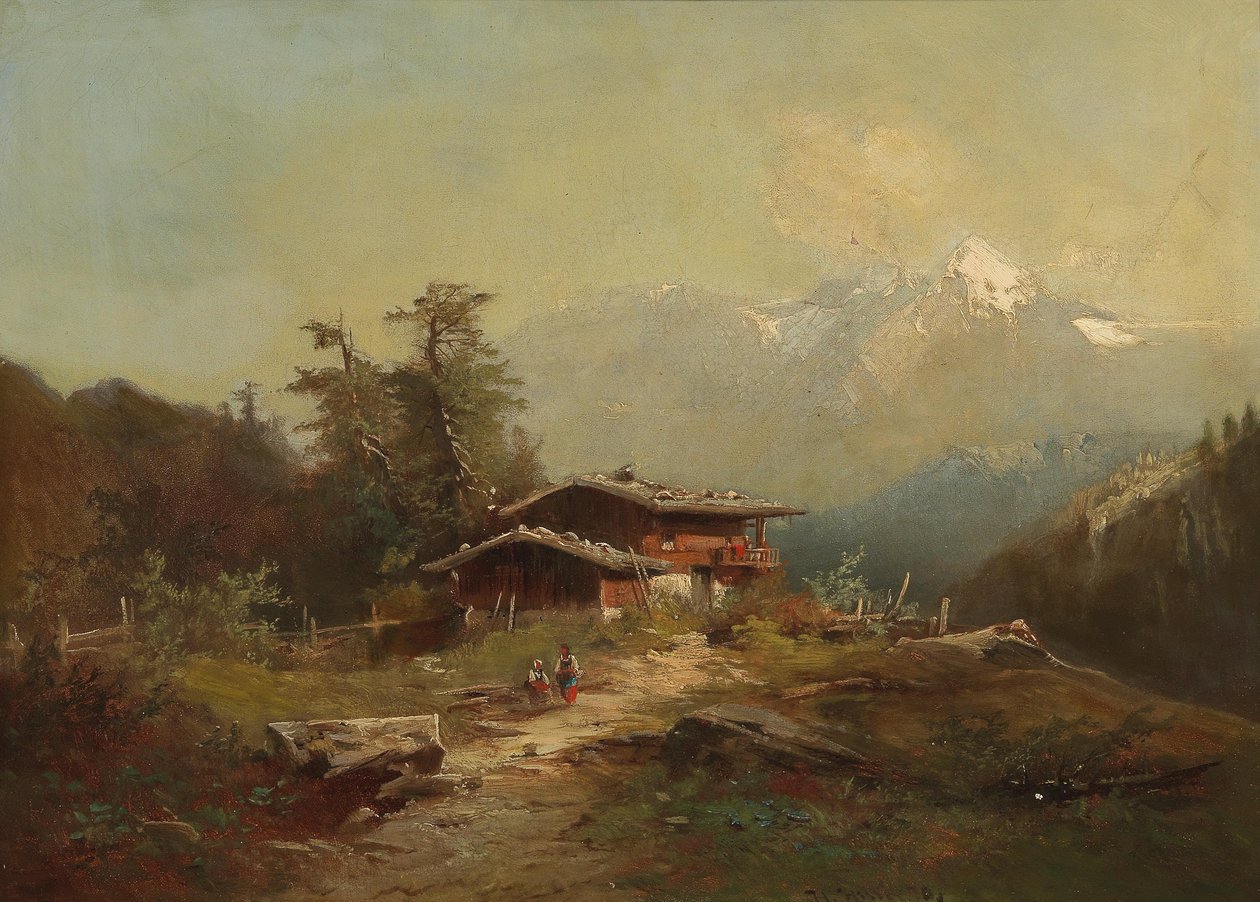 Alppimaisema tekijältä Heinrich Hiller
