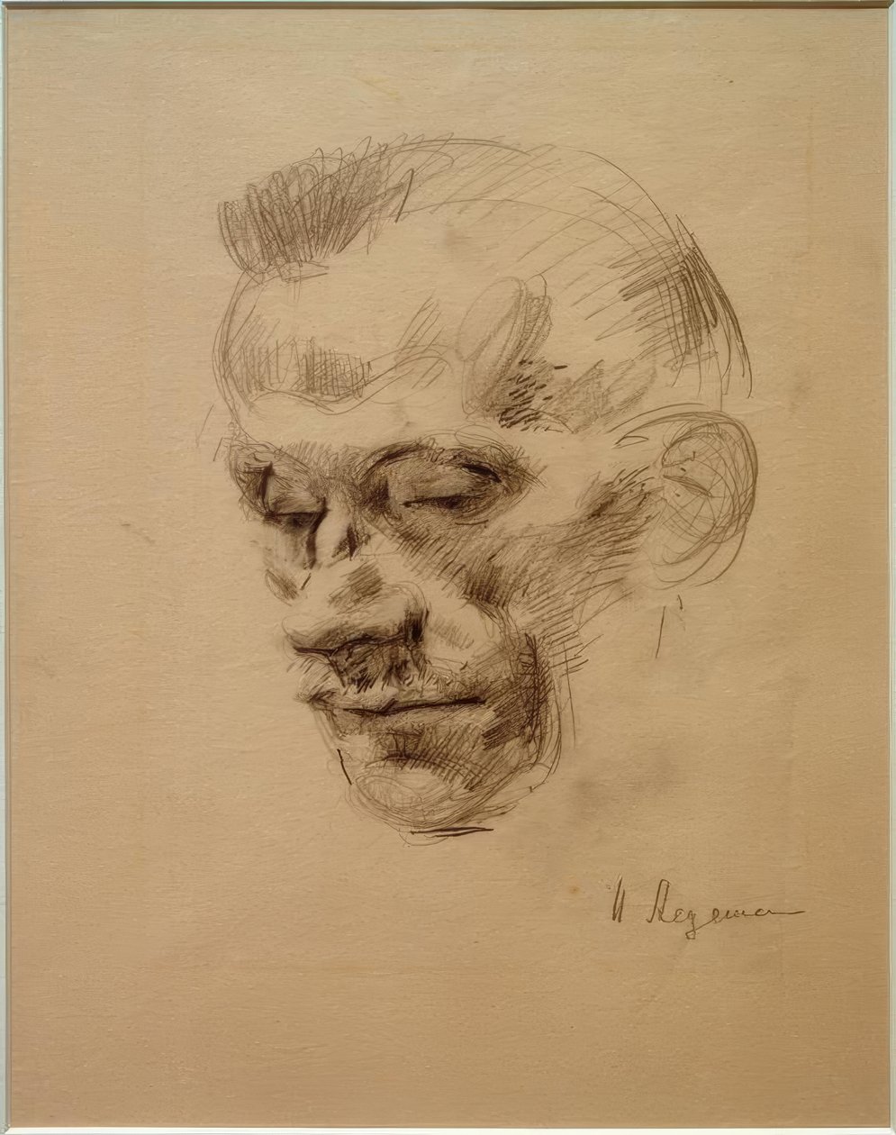 Porträt Wilhelm Werner, um 1926 (?) tekijältä Heinrich Stegemann