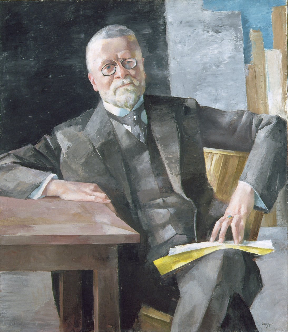 Professori tohtori Fritz Schumacher (1869-1947), 1927 tekijältä Heinrich Stegemann