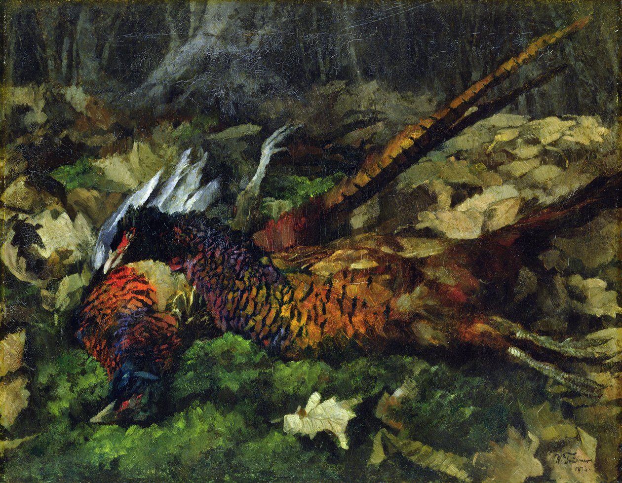 Fasaanit, 1873 tekijältä Heinrich Wilhelm Truebner