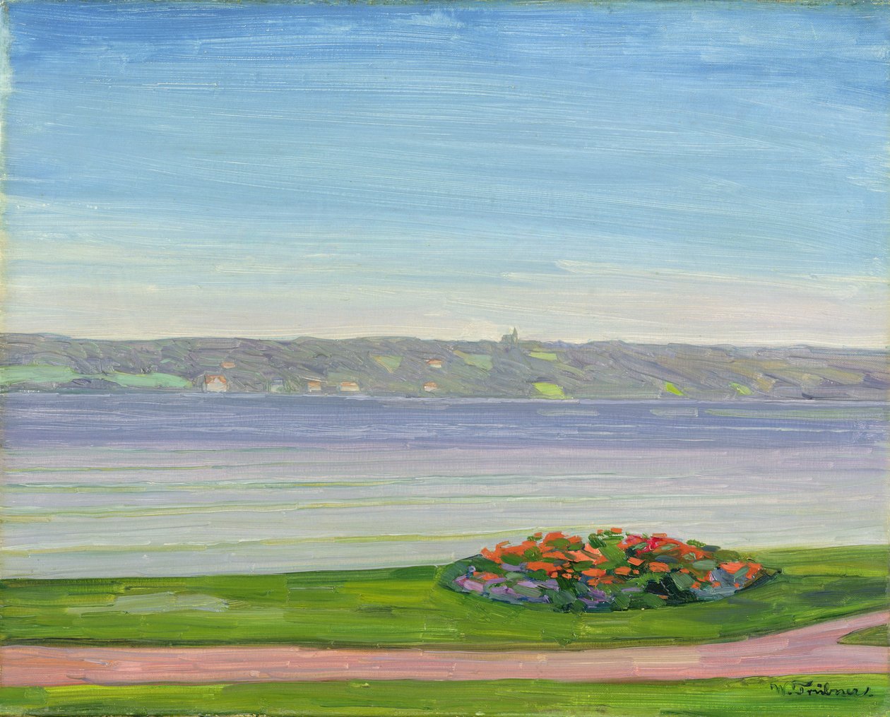 Starnberger See, 1911 tekijältä Heinrich Wilhelm Truebner