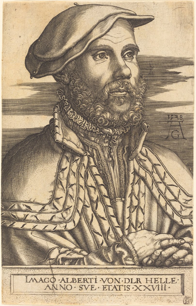 Albert van der Helle tekijältä Heinrich Aldegrever