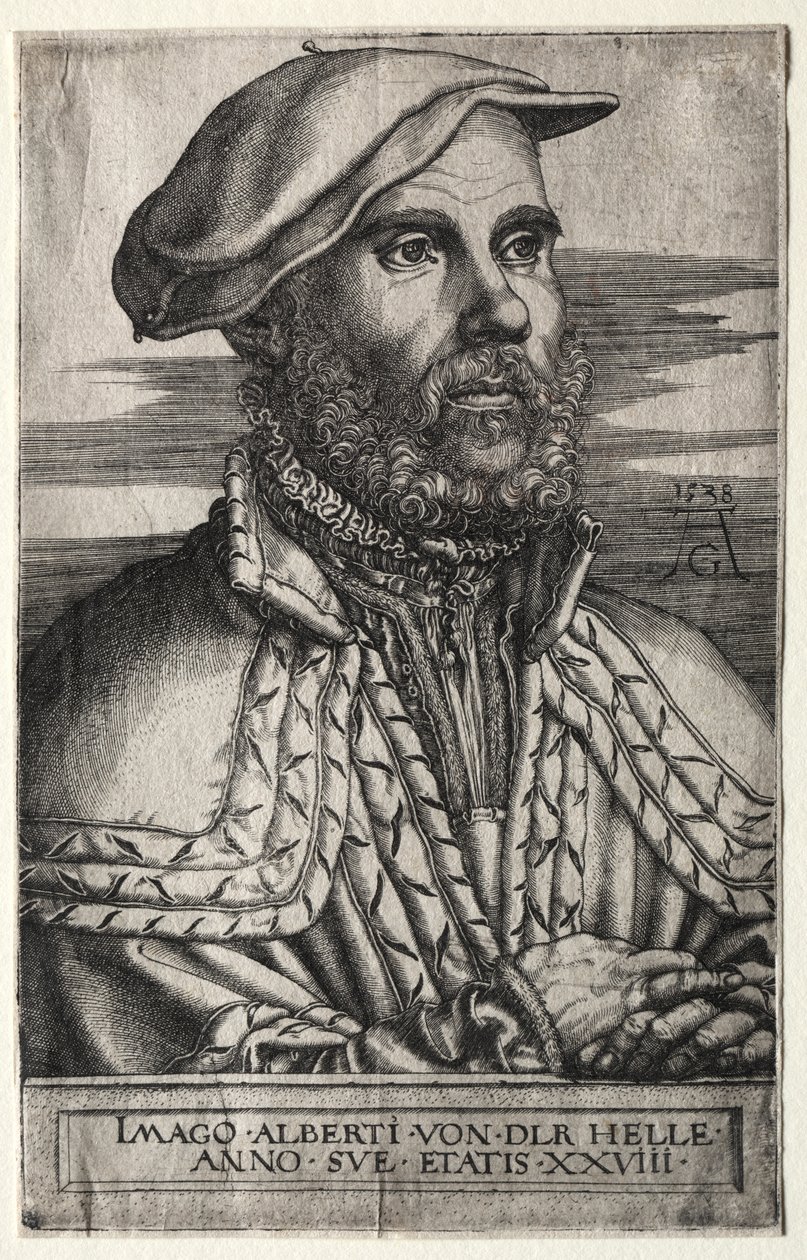 Albert van der Helle tekijältä Heinrich Aldegrever