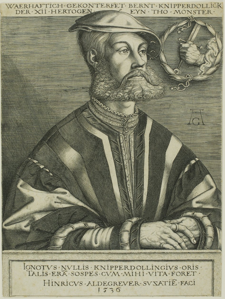 Bernard Knipperdolling tekijältä Heinrich Aldegrever