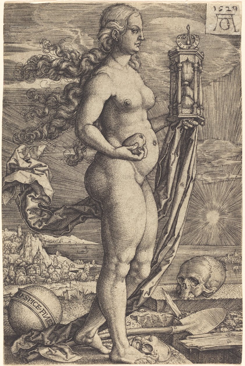 Kuolleiden muistotilaisuus, 1529. tekijältä Heinrich Aldegrever