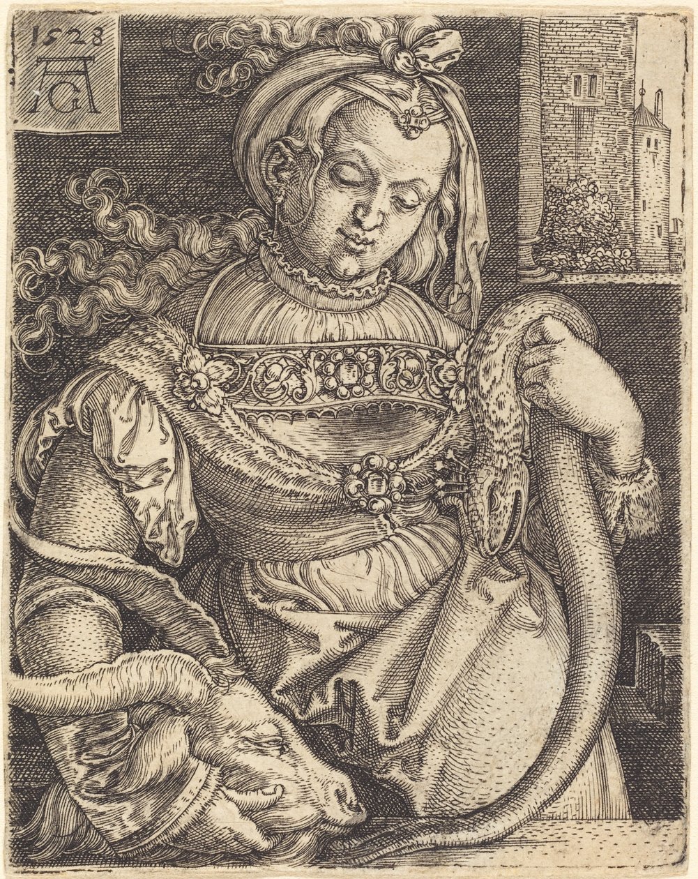 Järjettömyys, 1528. tekijältä Heinrich Aldegrever