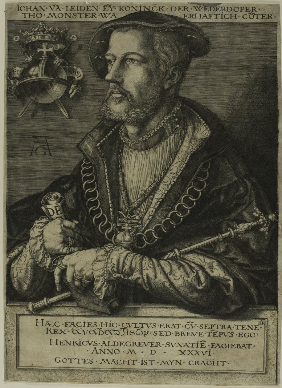 Jan van Leyden tekijältä Heinrich Aldegrever
