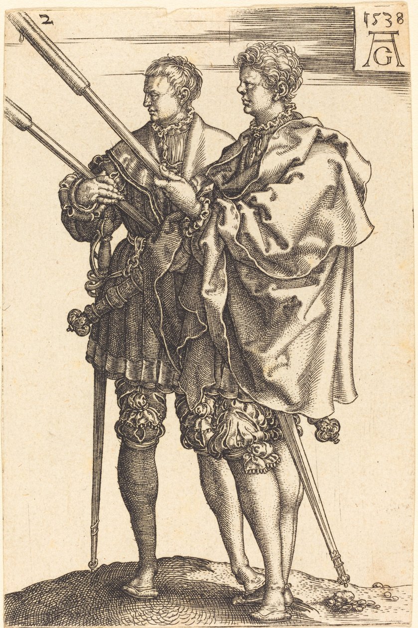 Suuret häätanssijat, 1538. tekijältä Heinrich Aldegrever