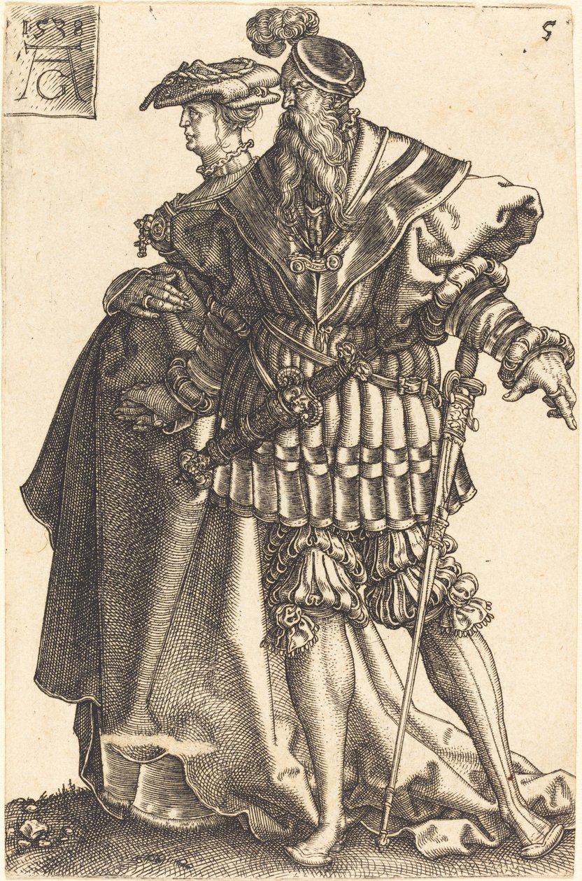 Suuret häätanssijat, 1538. tekijältä Heinrich Aldegrever