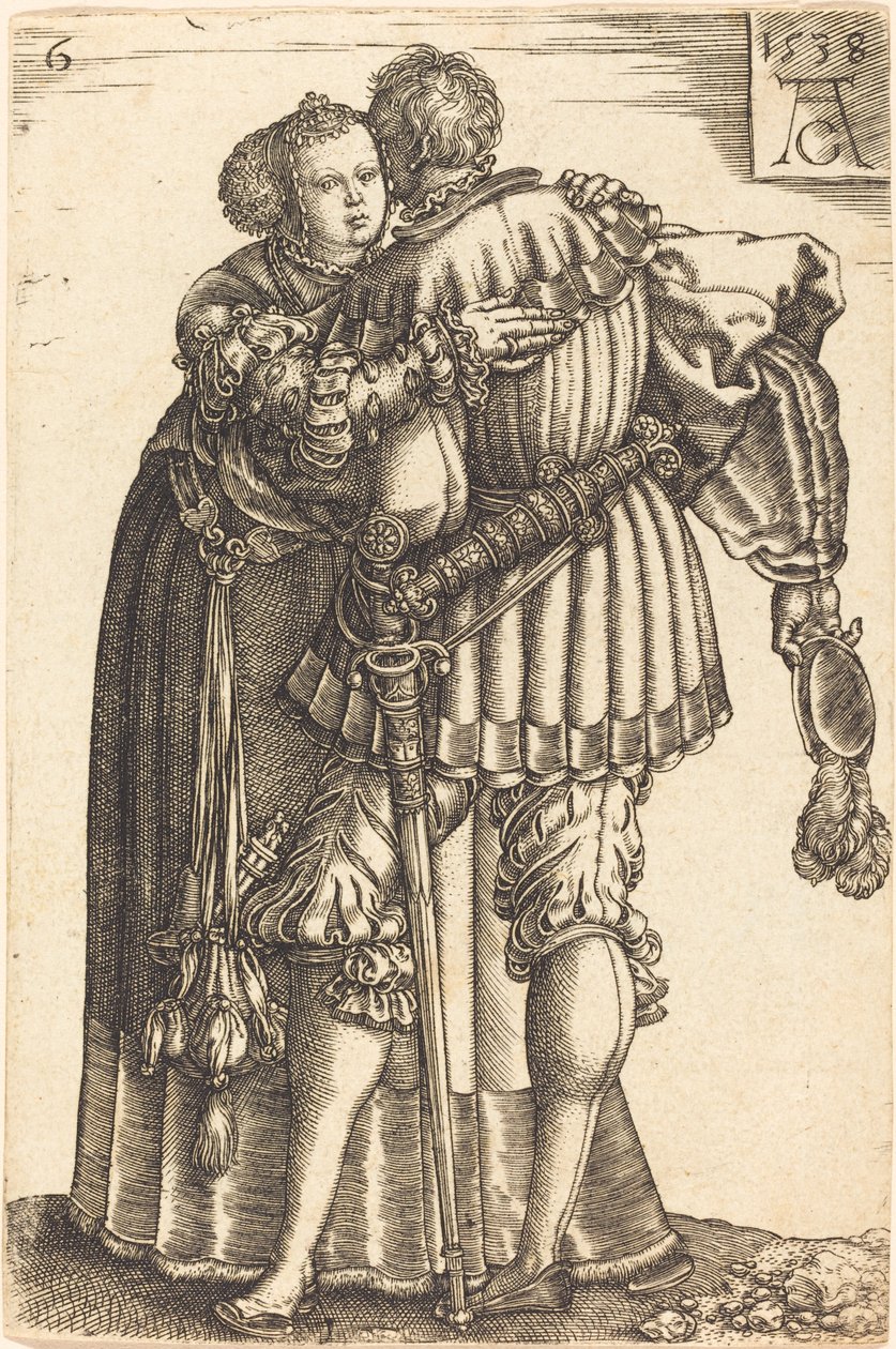 Suuret häätanssijat, 1538. tekijältä Heinrich Aldegrever