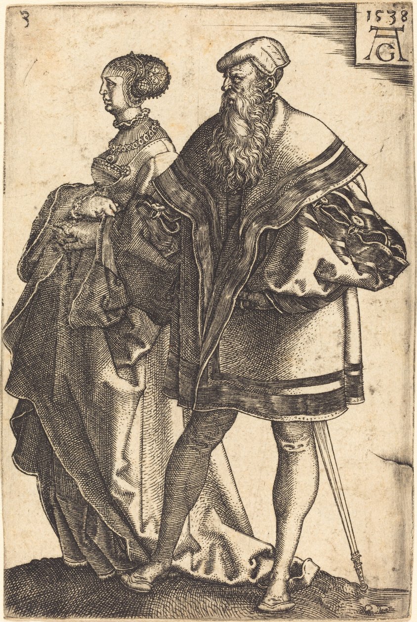 Suuret häätanssijat, 1538. tekijältä Heinrich Aldegrever