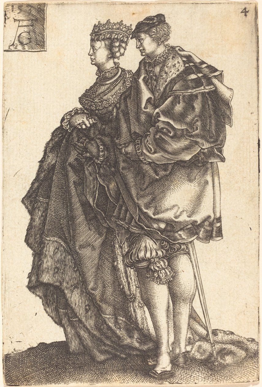 Suuret häätanssijat, 1538. tekijältä Heinrich Aldegrever