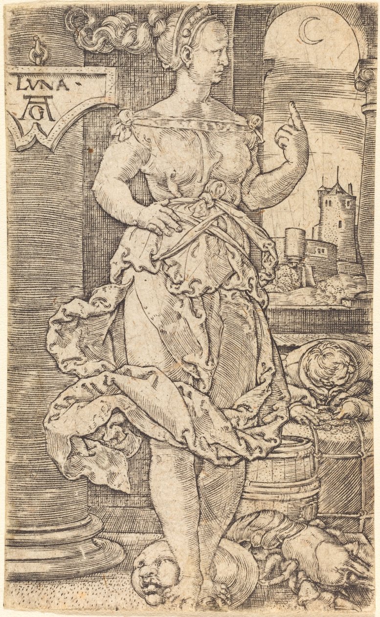 Luna tekijältä Heinrich Aldegrever