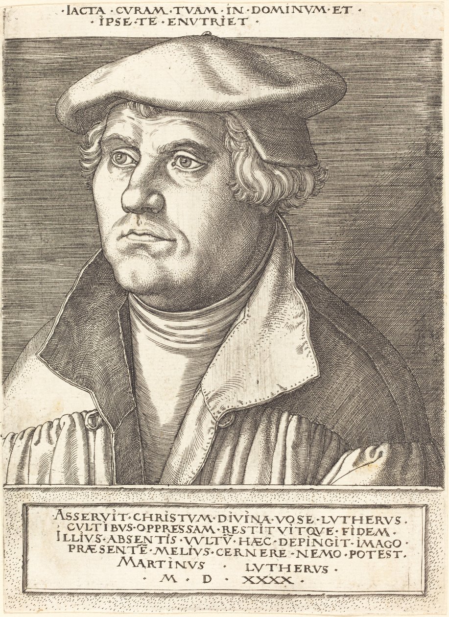 Martti Luther tekijältä Heinrich Aldegrever