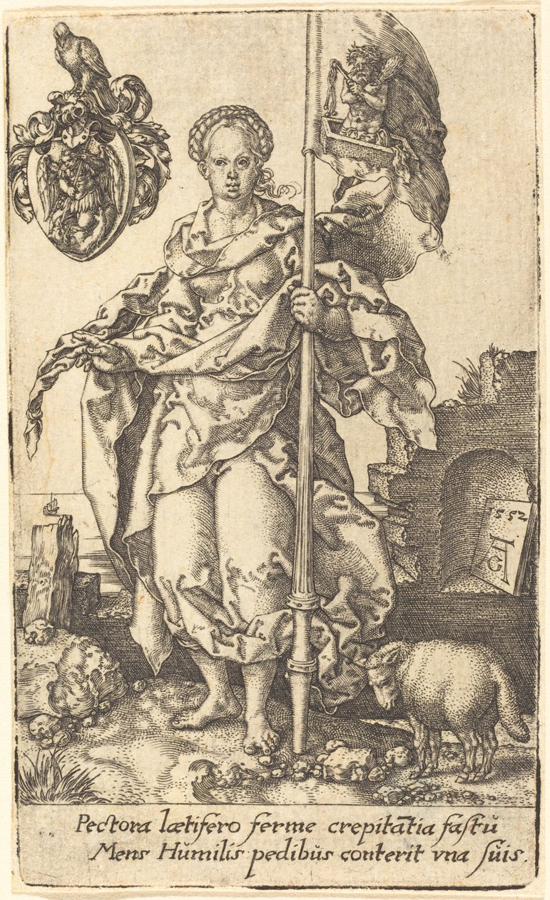 Modesty, 1552. tekijältä Heinrich Aldegrever