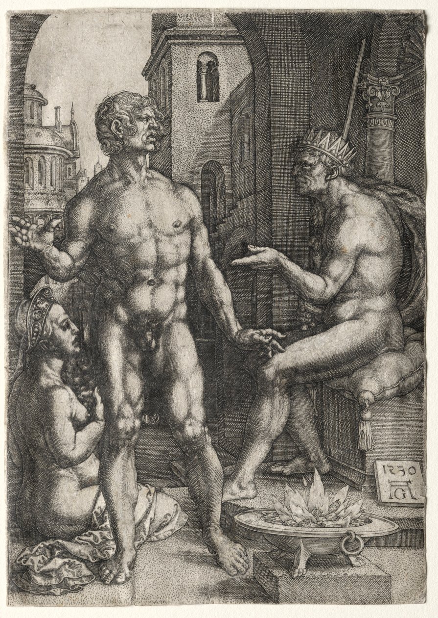 Mucius Saevola, 1530 tekijältä Heinrich Aldegrever