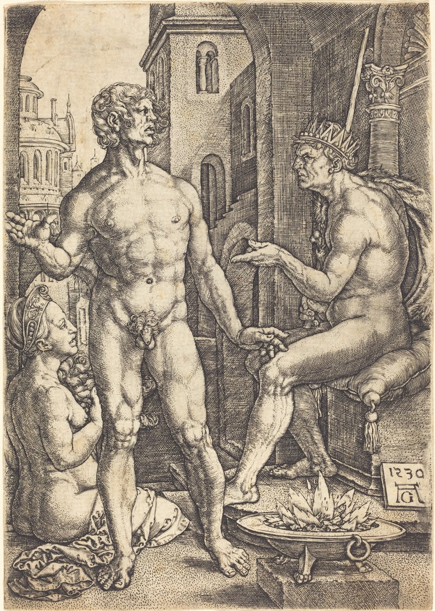 Mucius Scaevola tekijältä Heinrich Aldegrever