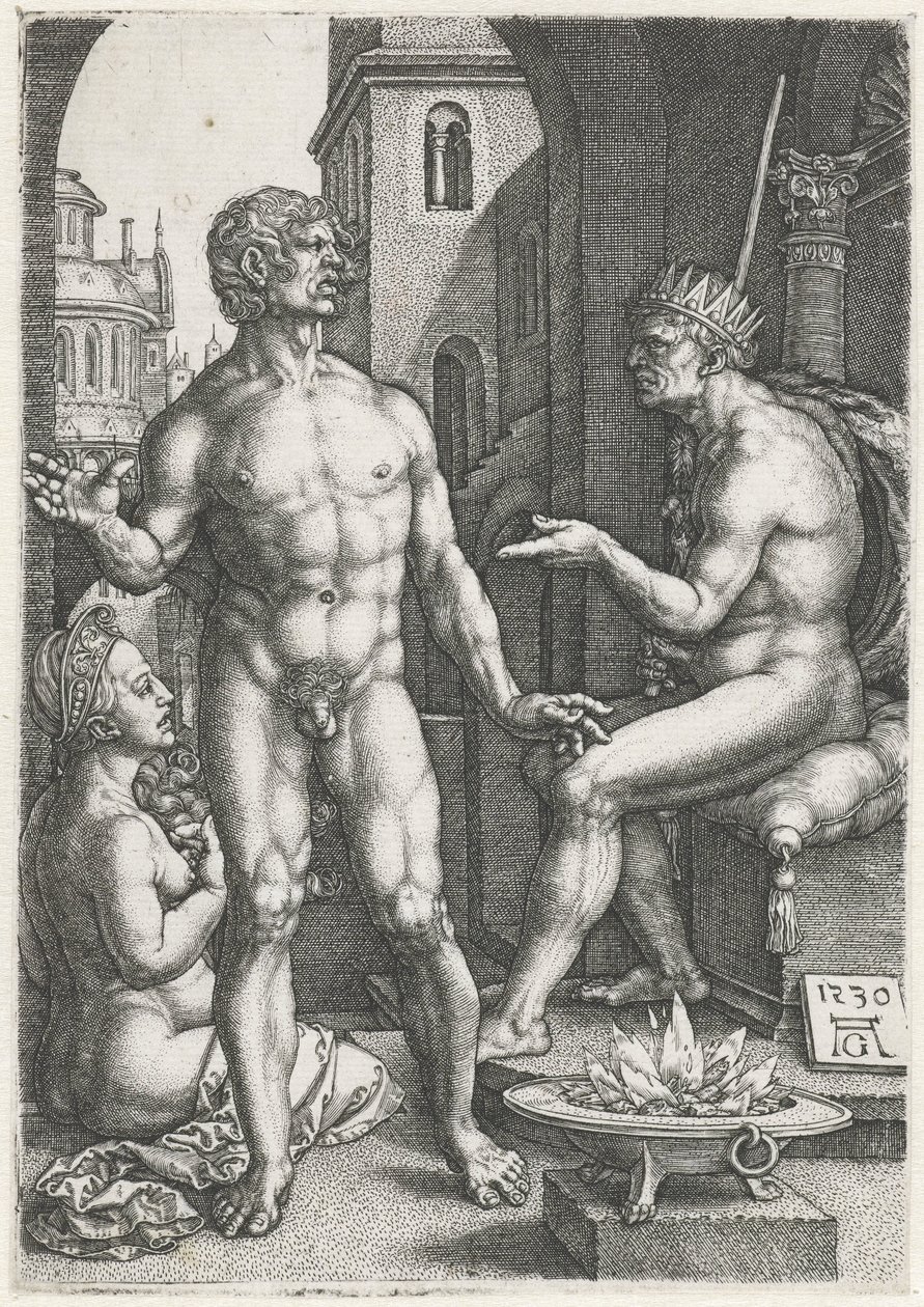 Mucius Scaevola tekijältä Heinrich Aldegrever